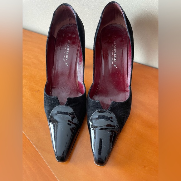 Women shoes natural leather and suede combination - Picture 2 of 5